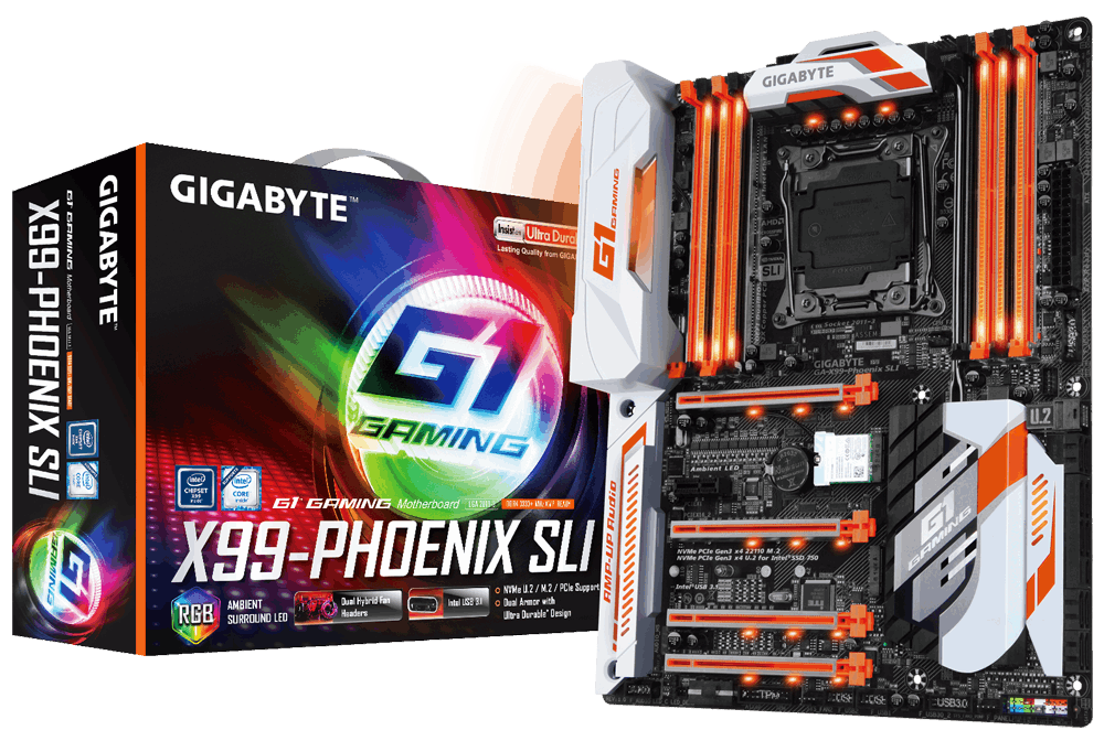 Gigabyte GA-X99-Phoenix SLI - Motherboard Specifications On